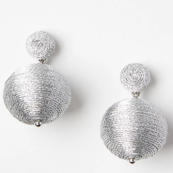 LOFT • Wrapped Ball Statement Earrings - Picture 1 of 7